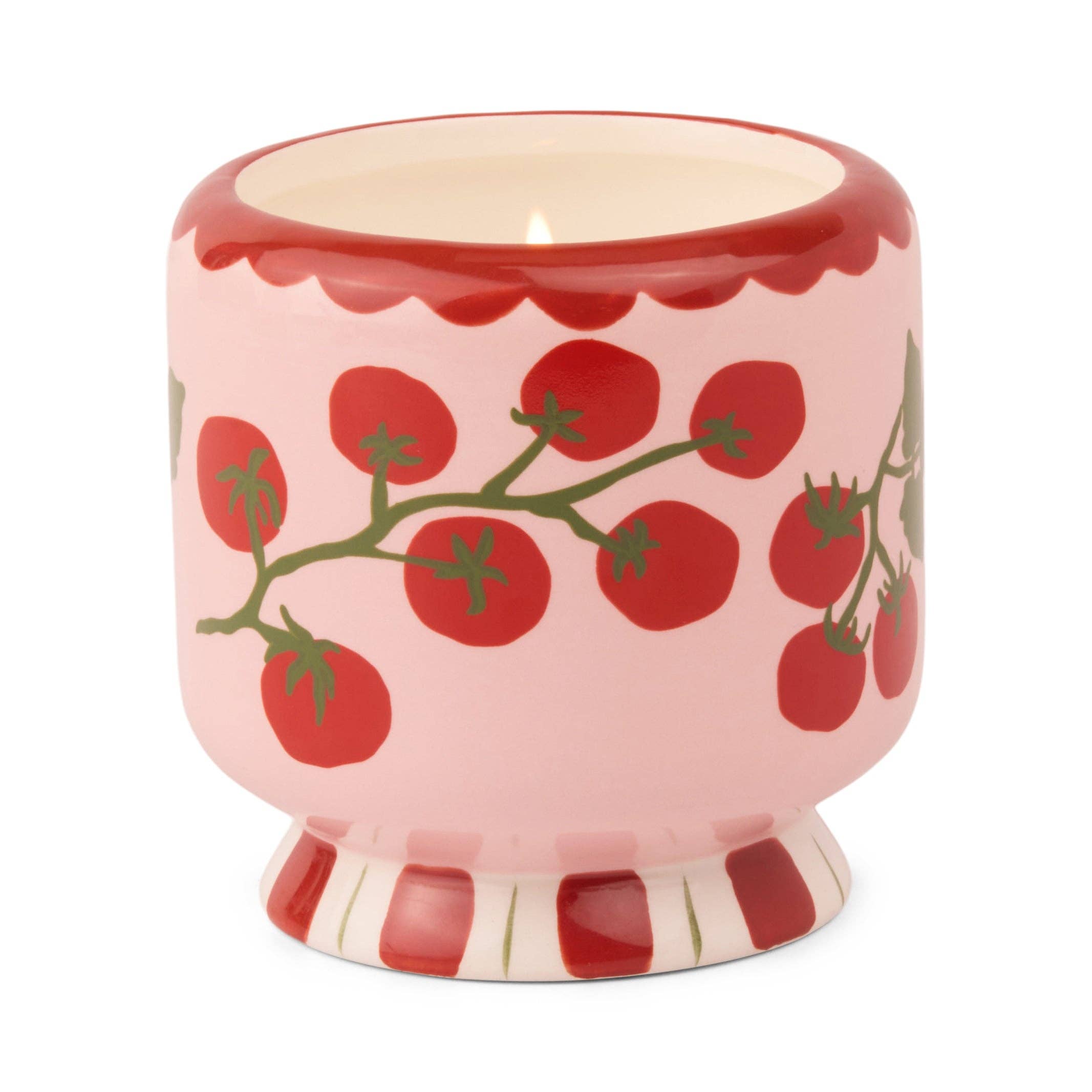 Tomato Vine Ceramic Candle | Heirloom Tomato