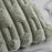 Sage Carved Faux Fur Cushion