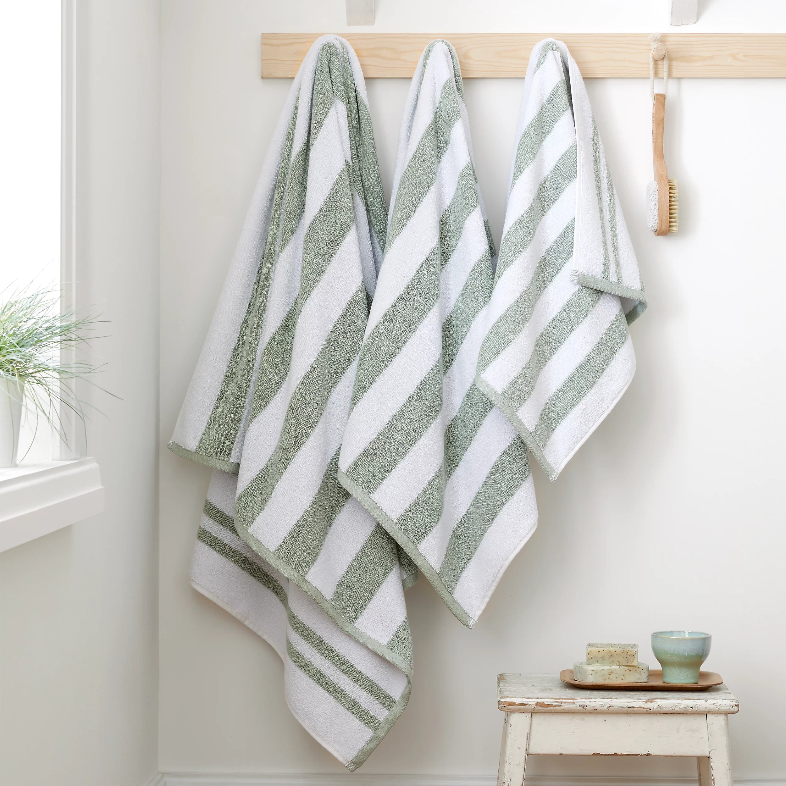 Reversible Stripe | Sage