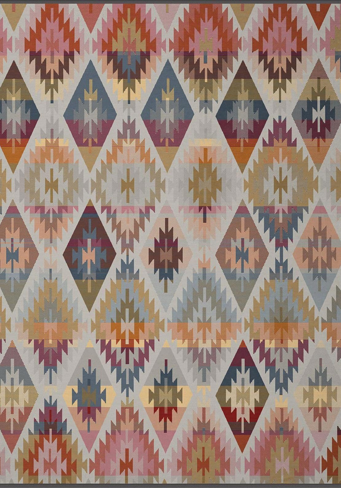 Ikat Diamond Throw | Multi