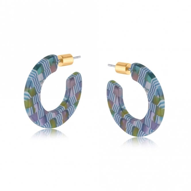 Marie Resin Hoop Earrings