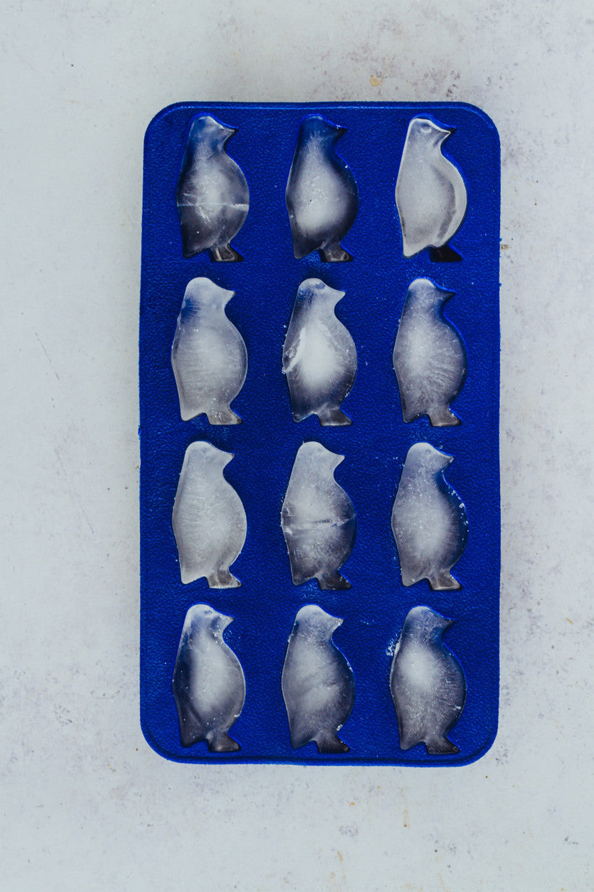 BarCraft Flexible Penguin Shape Ice Cube Tray | Blue