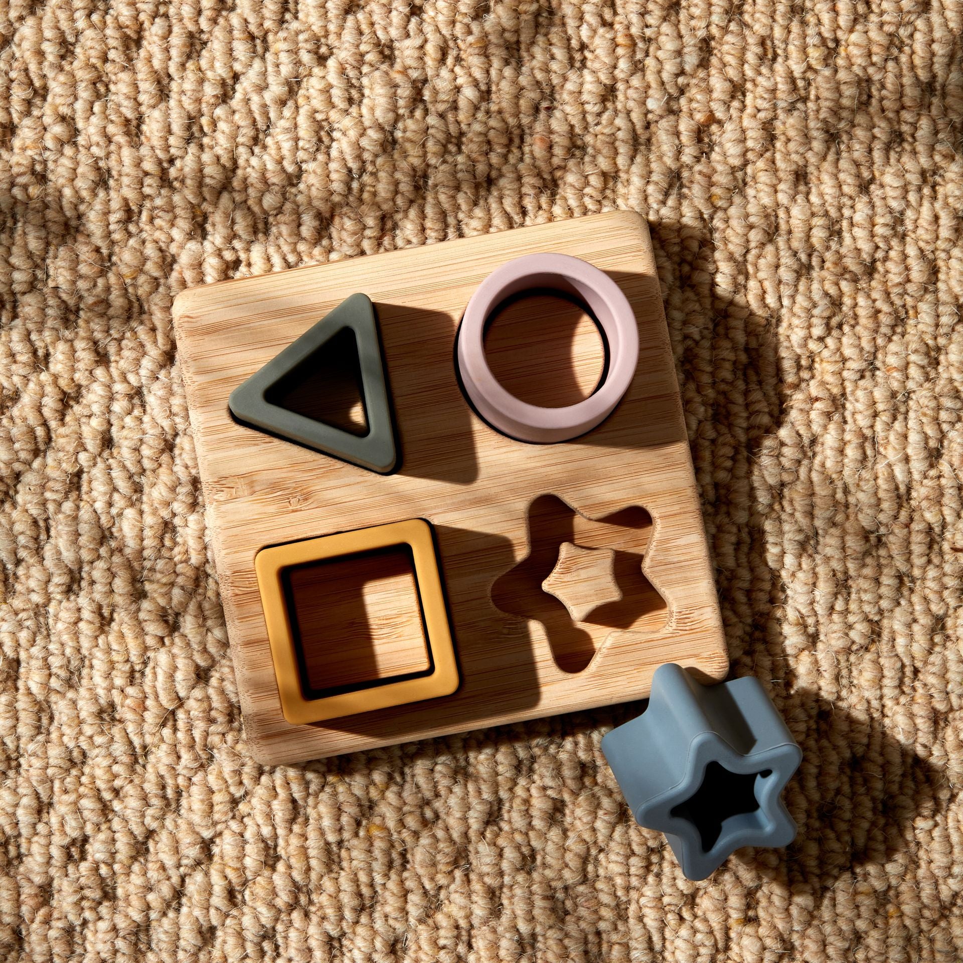 Silicone & Bamboo Puzzle