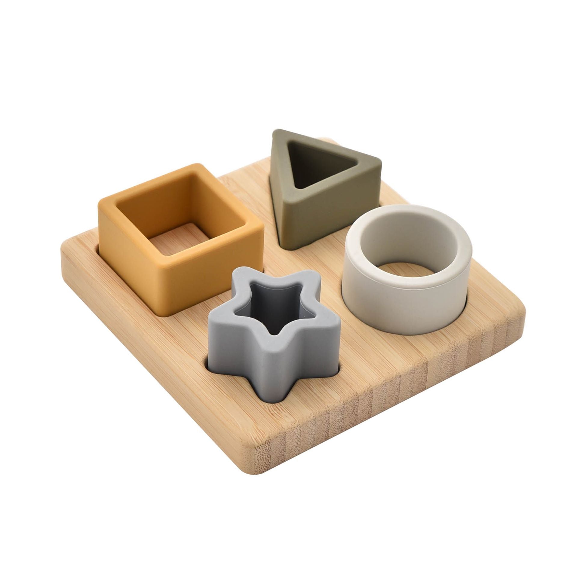 Silicone & Bamboo Puzzle