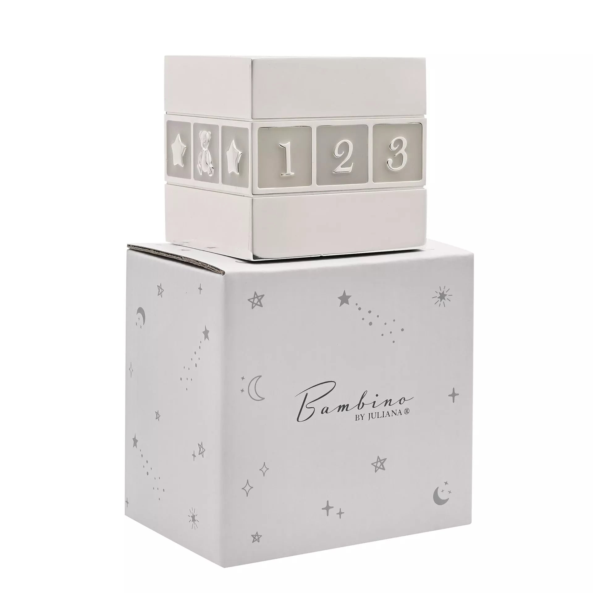 Silverplated '123' Money Box