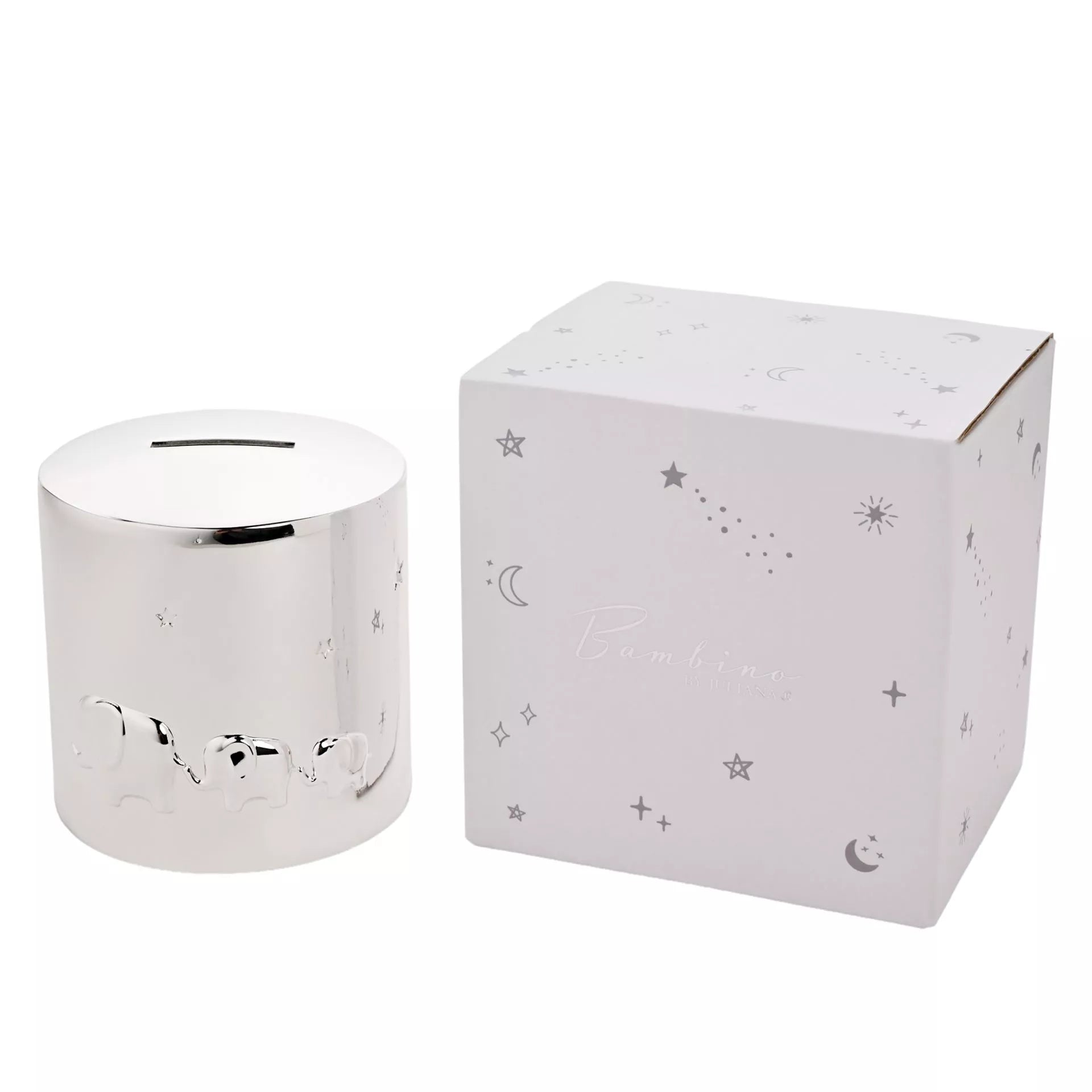 Round Money Box | Elephants