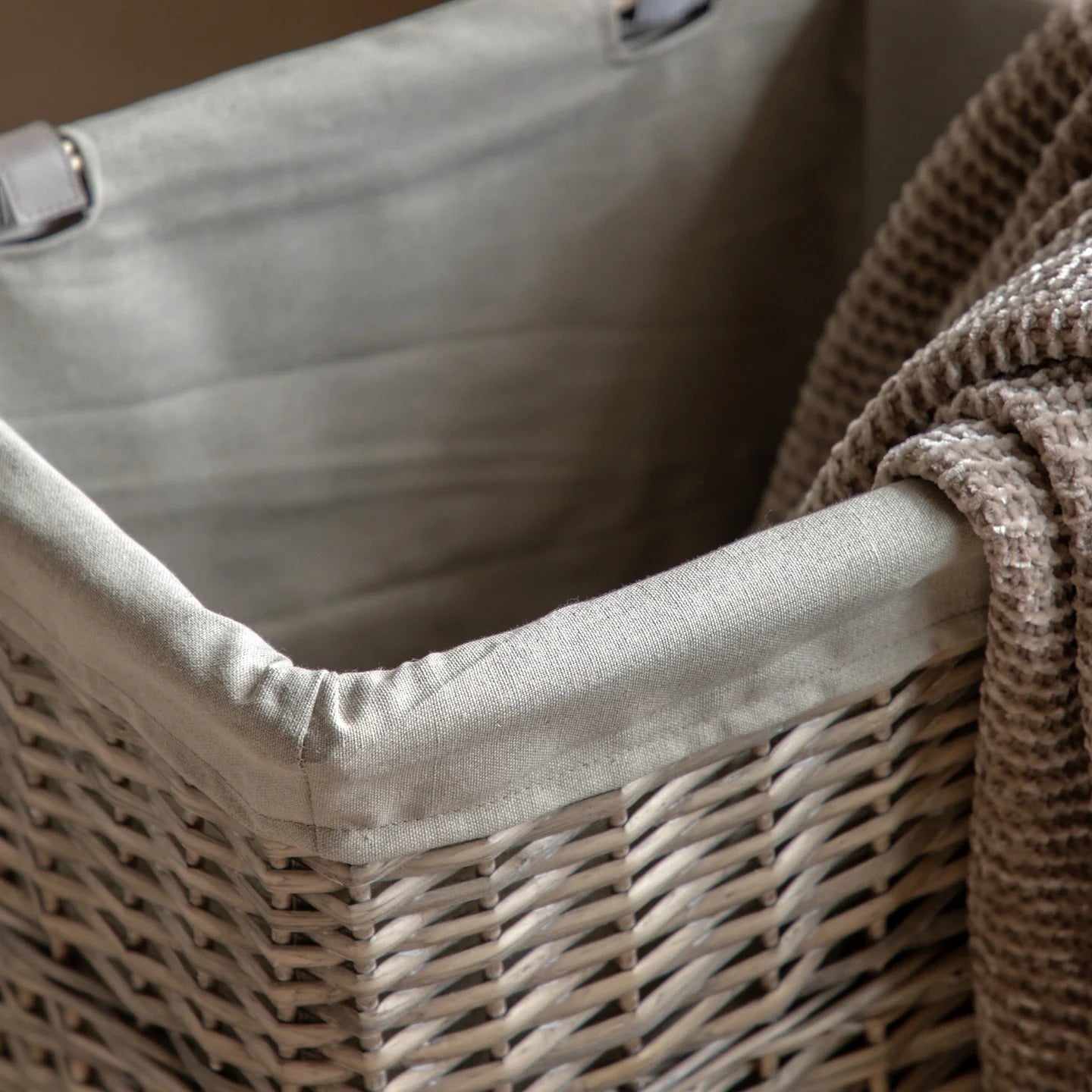 Lina Lined Laundry Basket