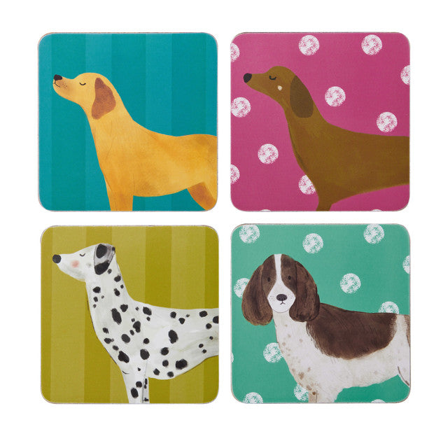 Dog Print | 4 Coasters