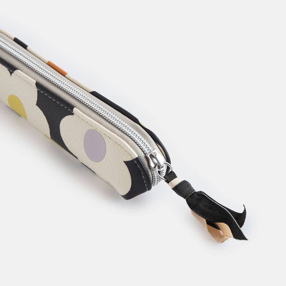 Multi Flower Charcoal Pencil Case