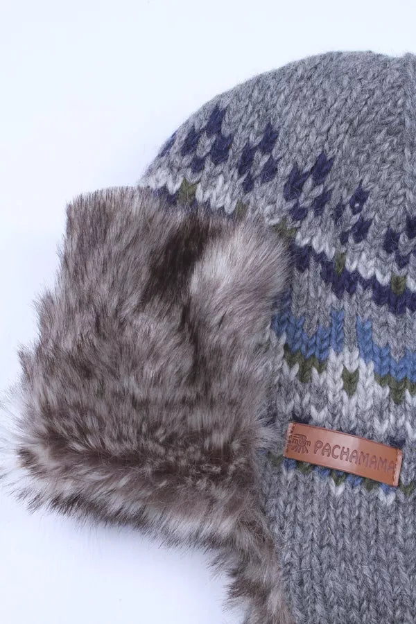 Mens Westport Trapper Hat Blue