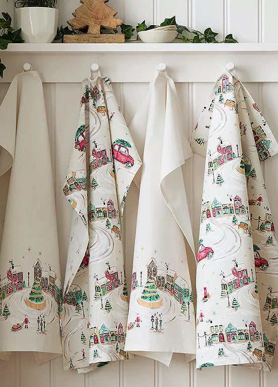 Christmas Town | Tea Towels