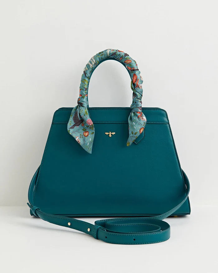 Catherine Rowe Into The Woods Tote | Teal