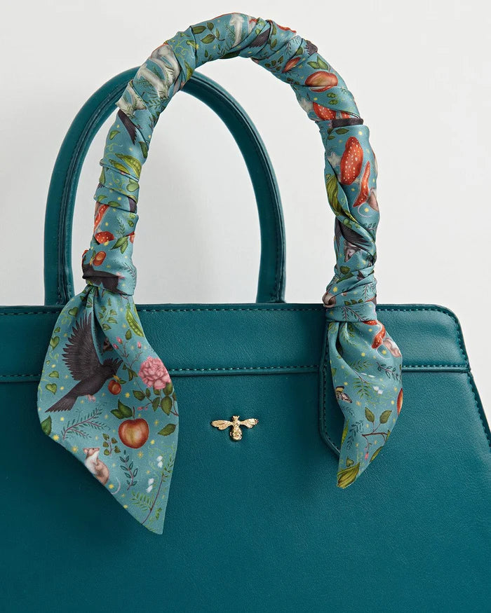 Catherine Rowe Into The Woods Tote | Teal