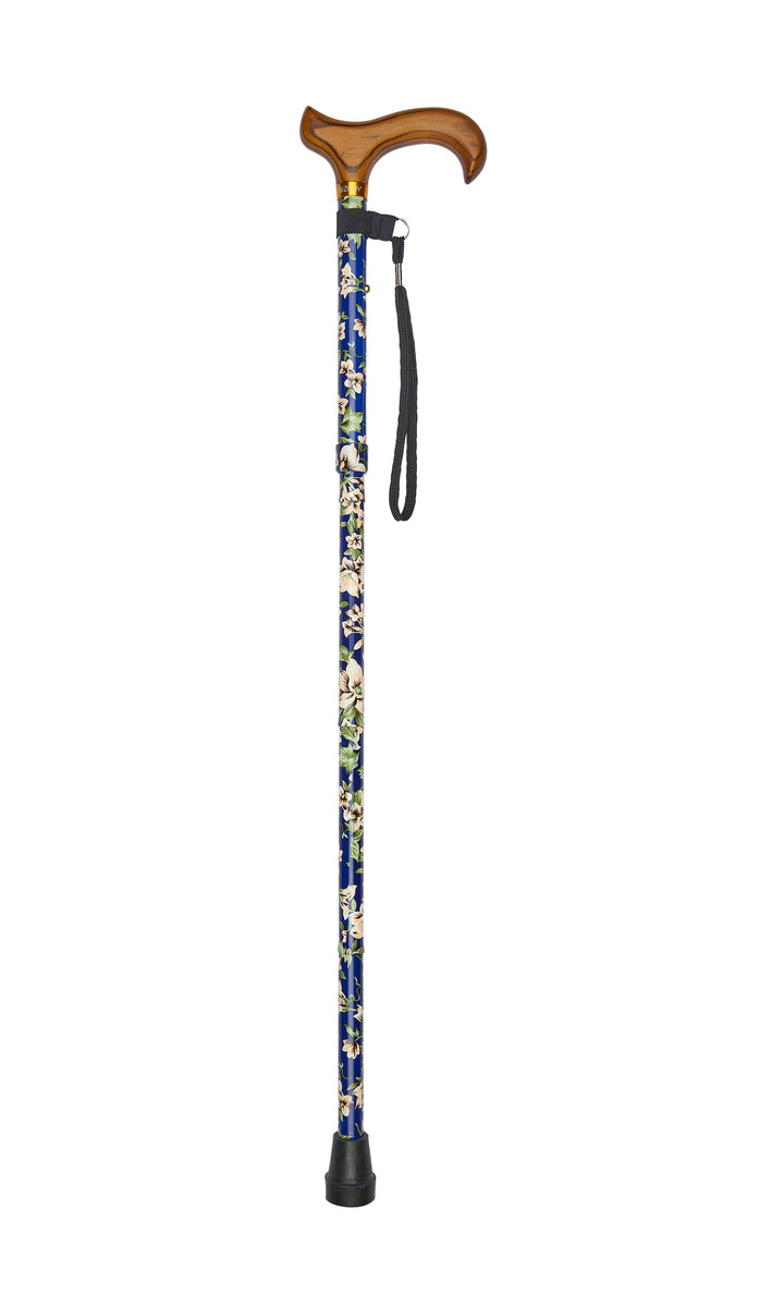 Blue Morris Pattern Folding Stick