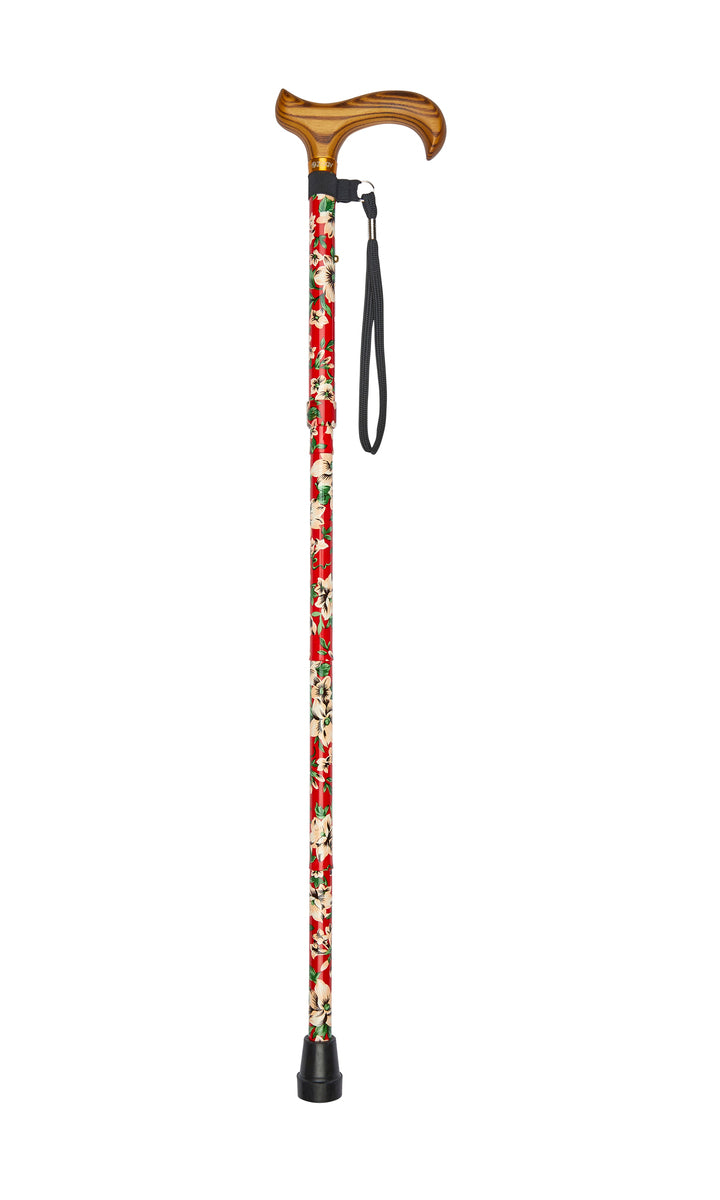 Red Morris Pattern Folding Stick