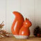 Orange Ceramic Squirrel