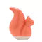 Orange Ceramic Squirrel