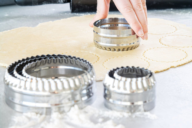 Set of Six Double Edged Biscuit / Pastry Cutters