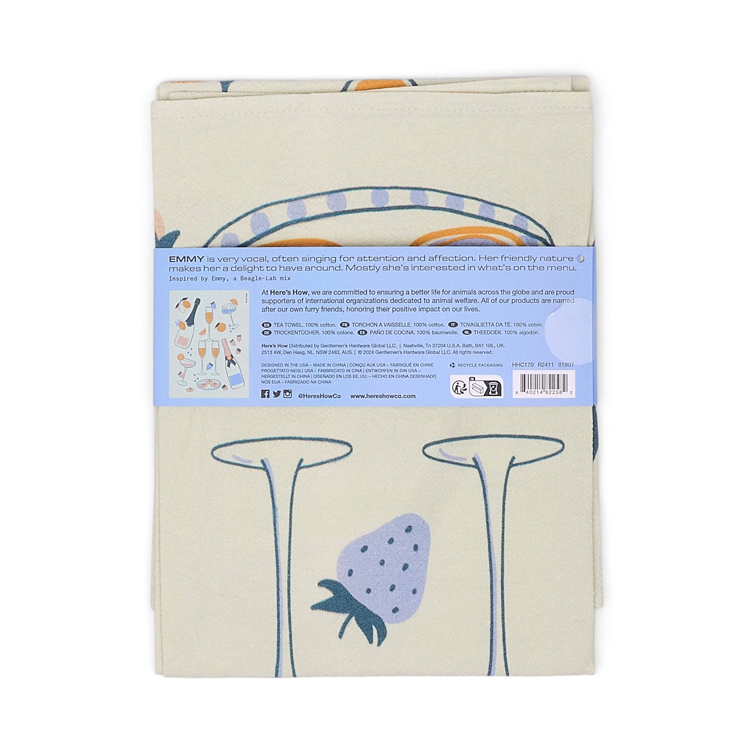 The Emmy Tea Towel | Celebration