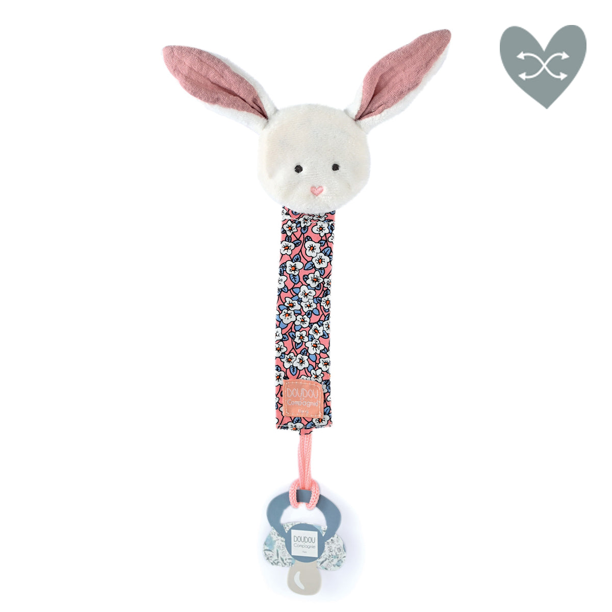 Boh'aime Rabbit Pacifier Clip