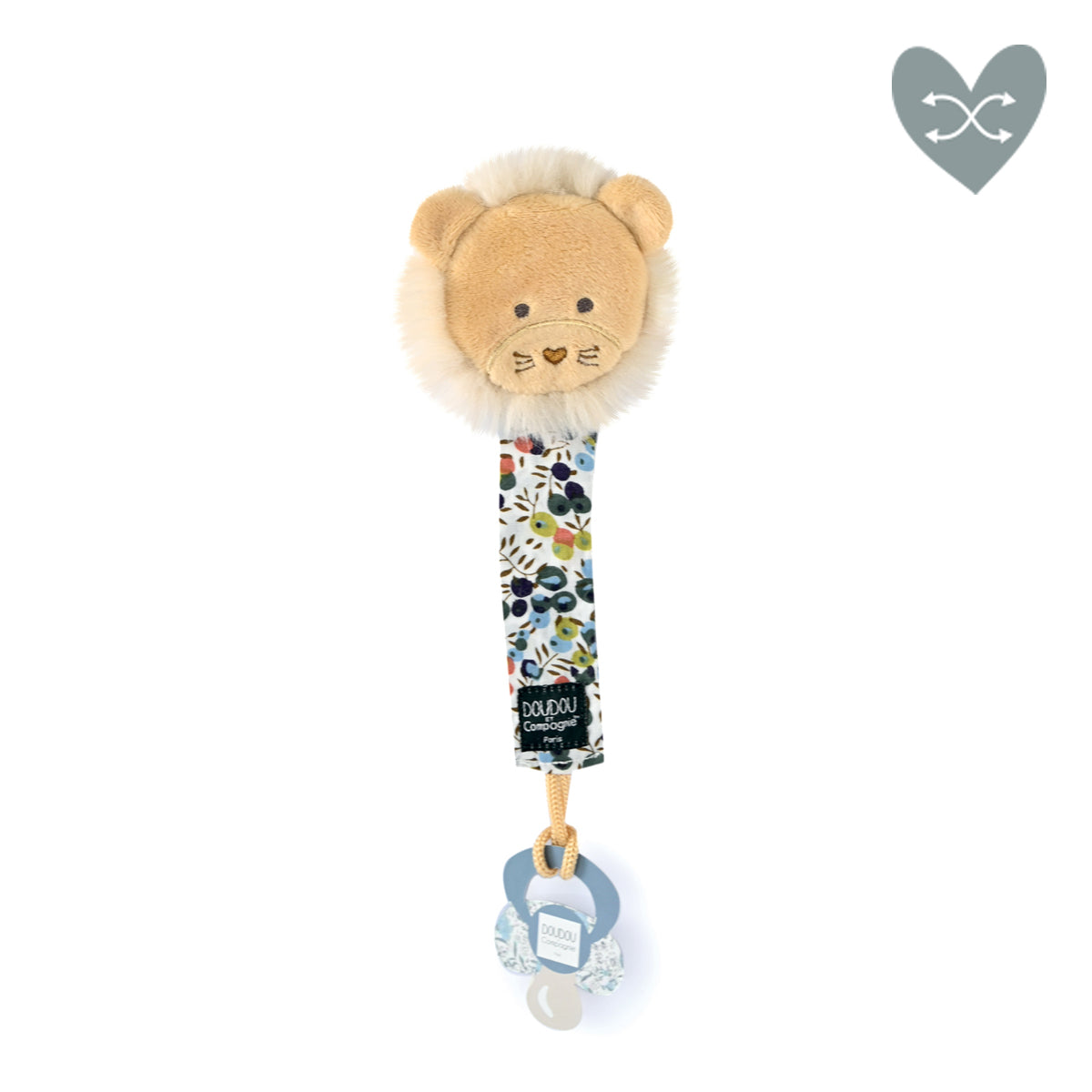 Boh'aime Lion Pacifier Clip