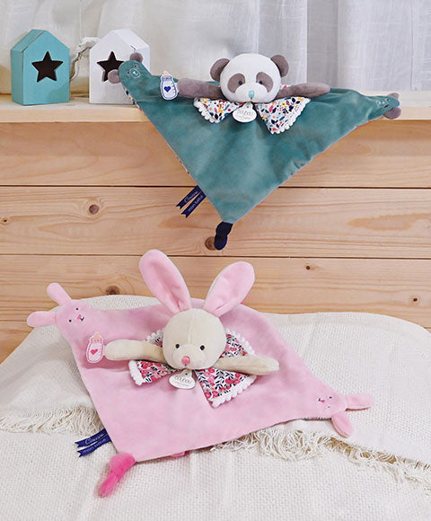 Pink Bunny Flat Cuddly Toy