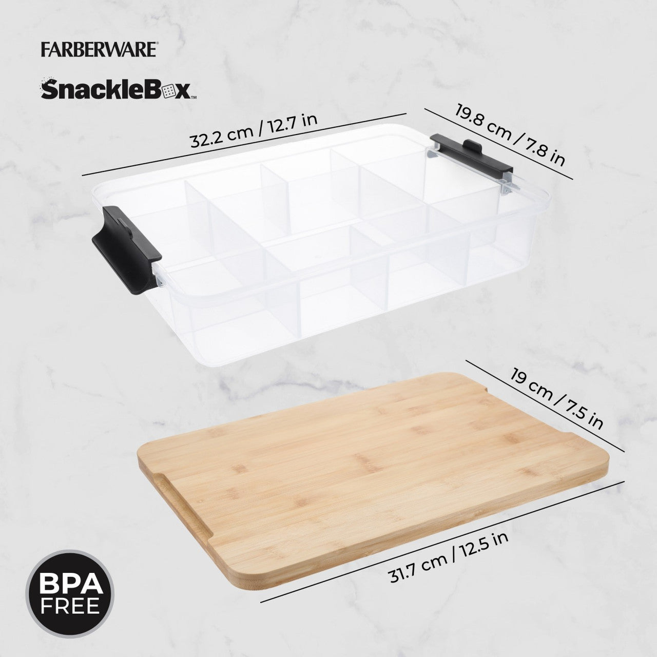 SnackleBox | Bamboo Board and Box
