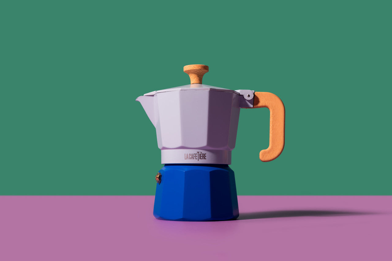 Venice 3-Cup Espresso Maker | Sky Blue