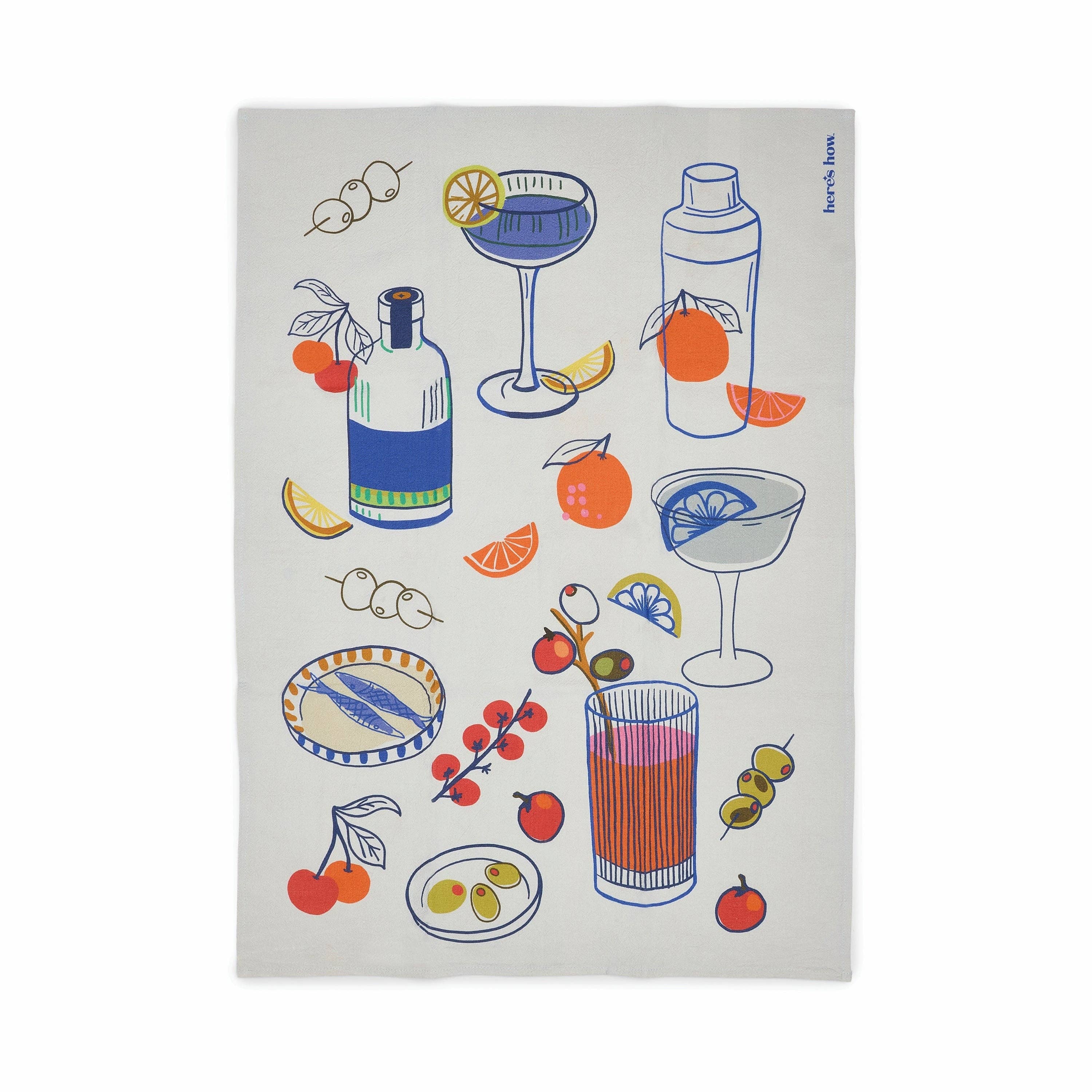 The Emmy Tea Towel | Cocktails