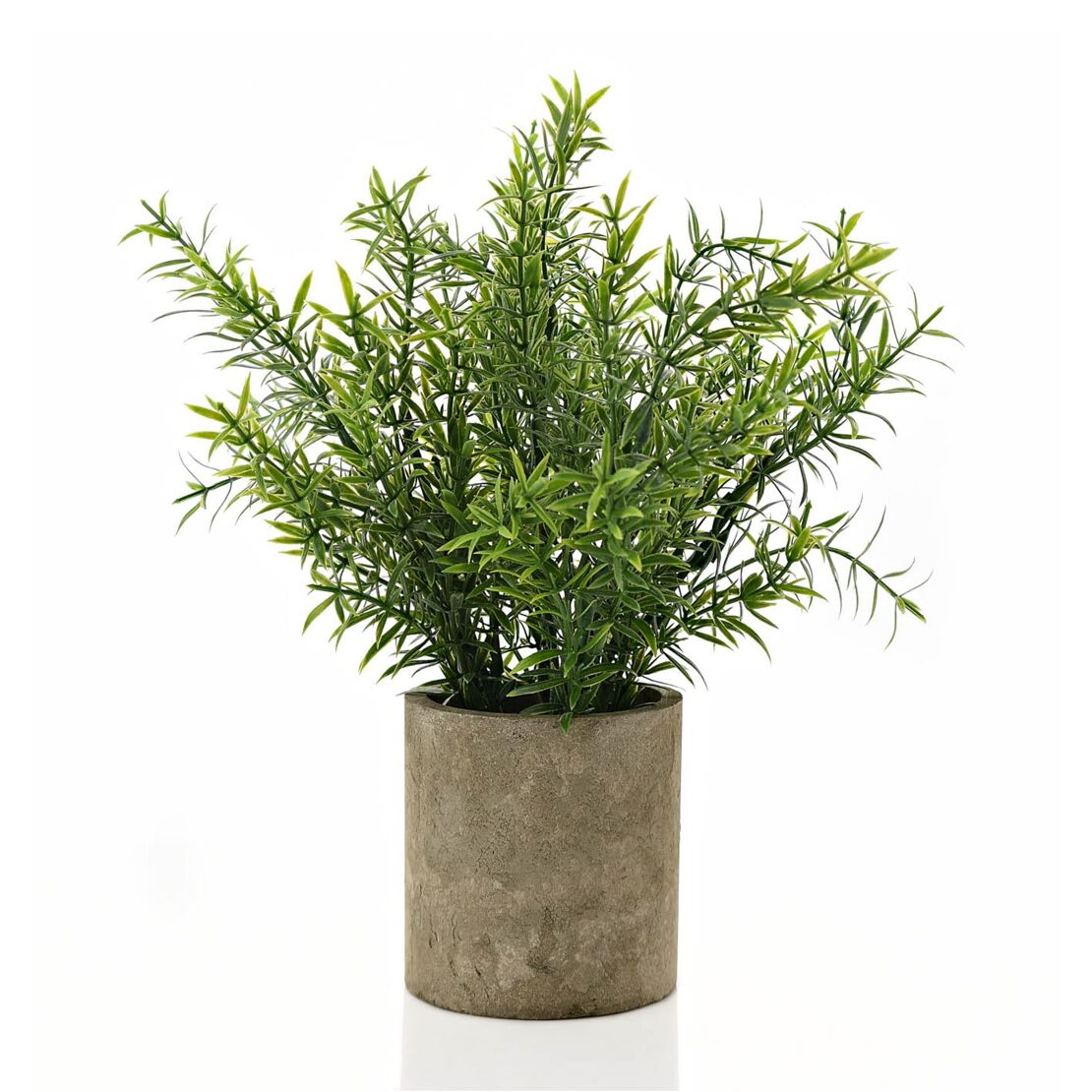 Faux Plant in Stone Effect Pot