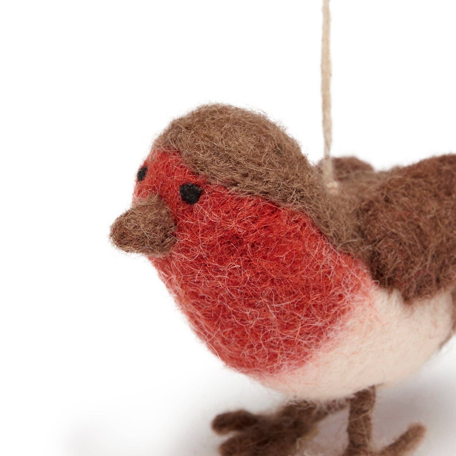 Christmas Robin Felt Bauble