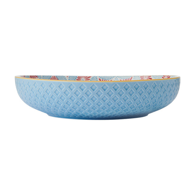 Blue Mosaic Pasta Bowl