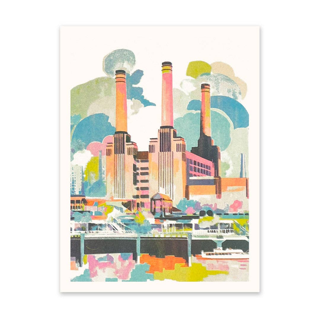 Battersea Power Station | Riso Print