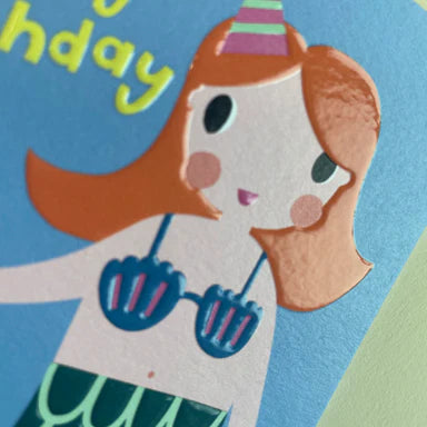 Happy Birthday Mermaid | Card
