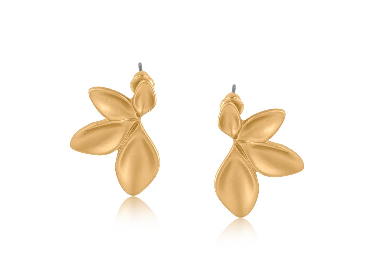 Freya | Fan Leaf Earrings