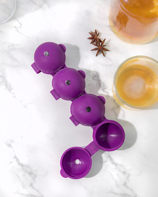 Purple Sphere Ice Cube Moulds