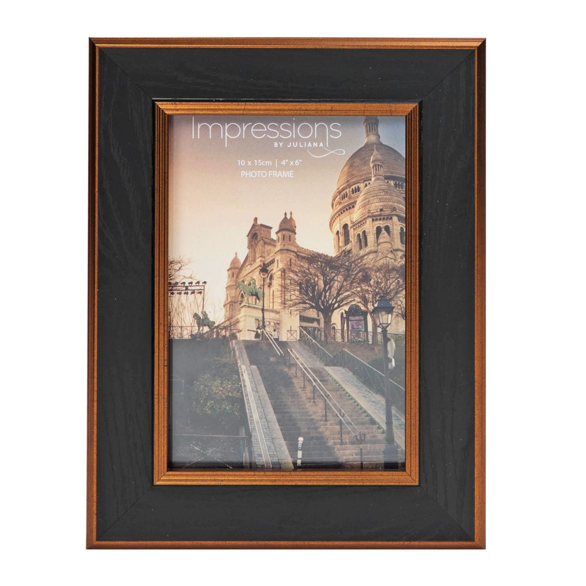 Impressions Black & Gold Photo Frames