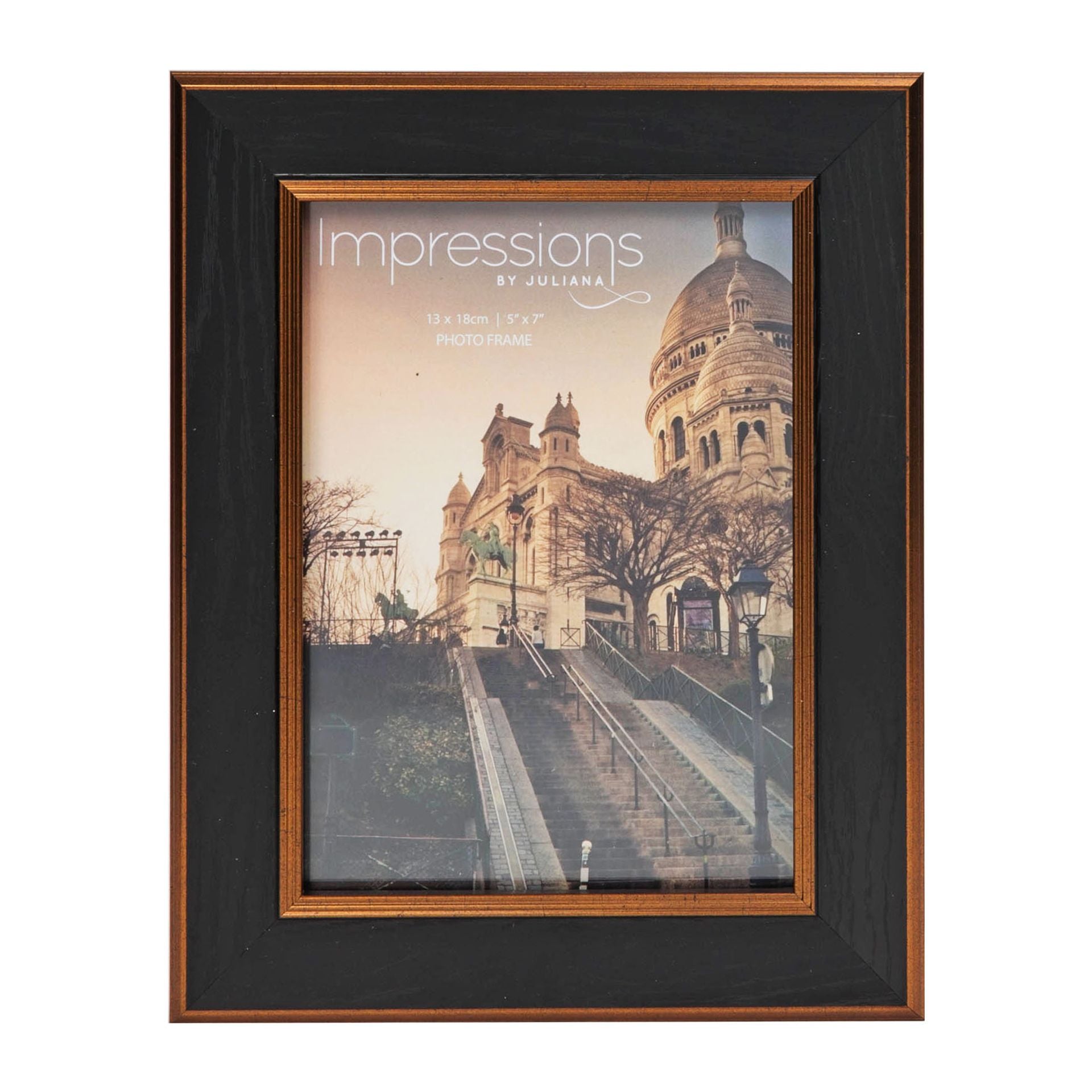 Impressions Black & Gold Photo Frames