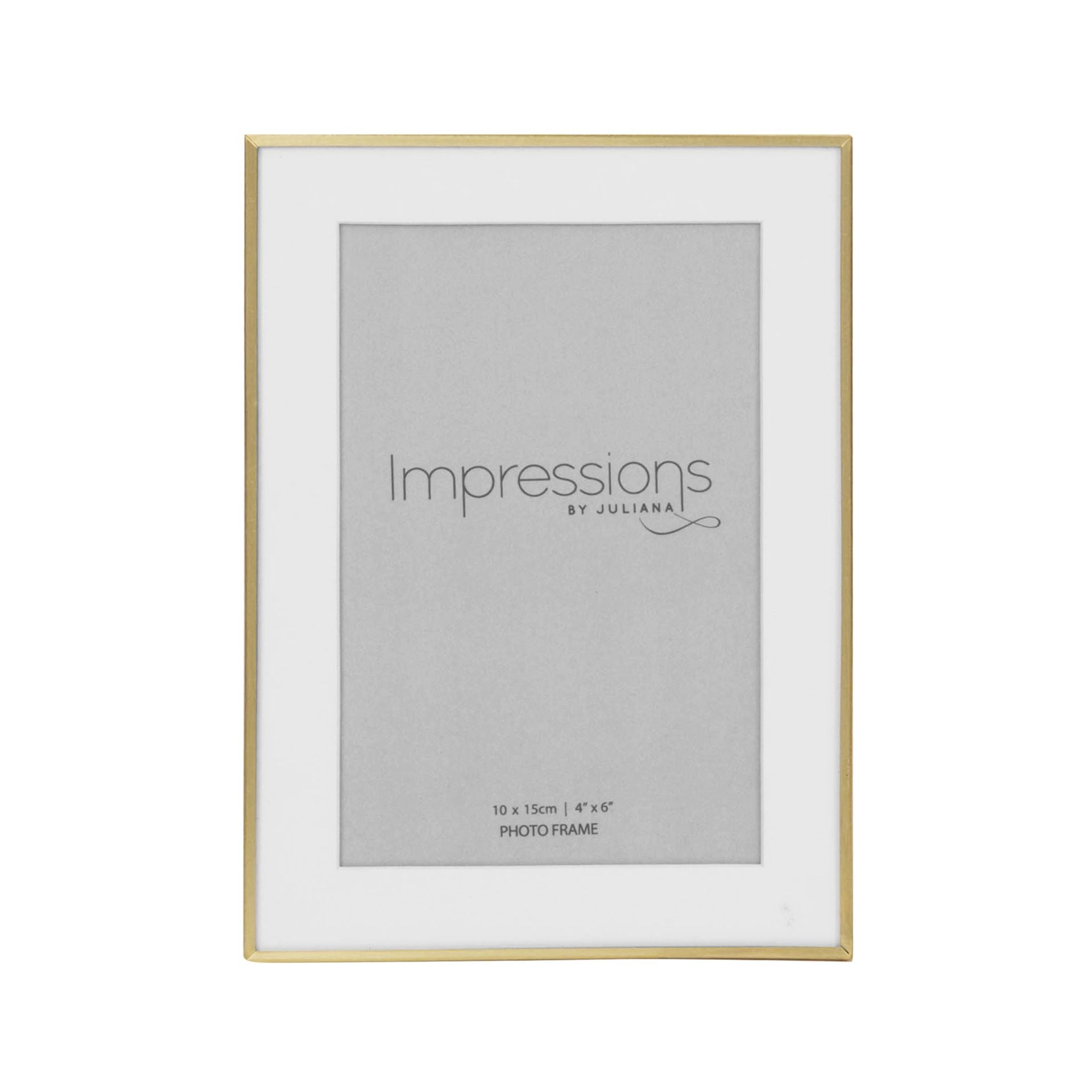 Brushed Brass Photo Frames