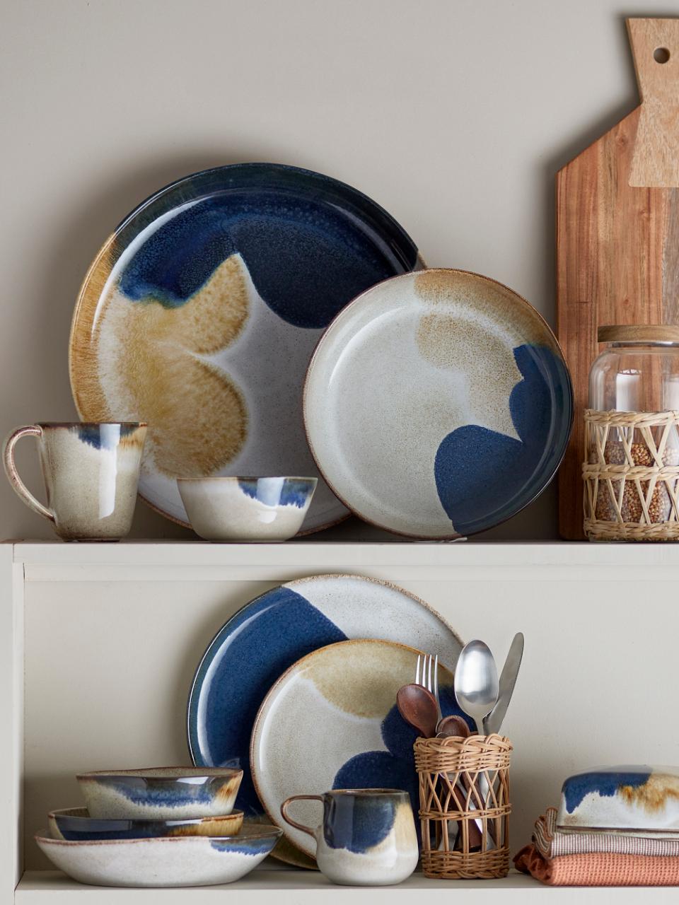 Jules Breakfast Set | Grey Stoneware