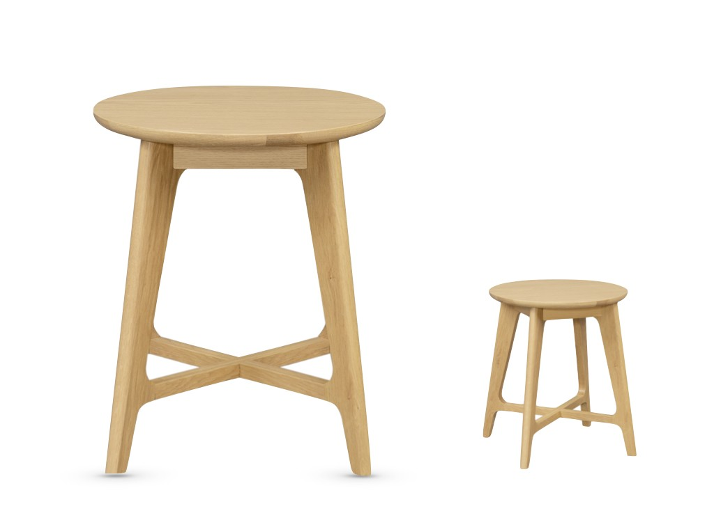 Carrie | Round Lamp Table