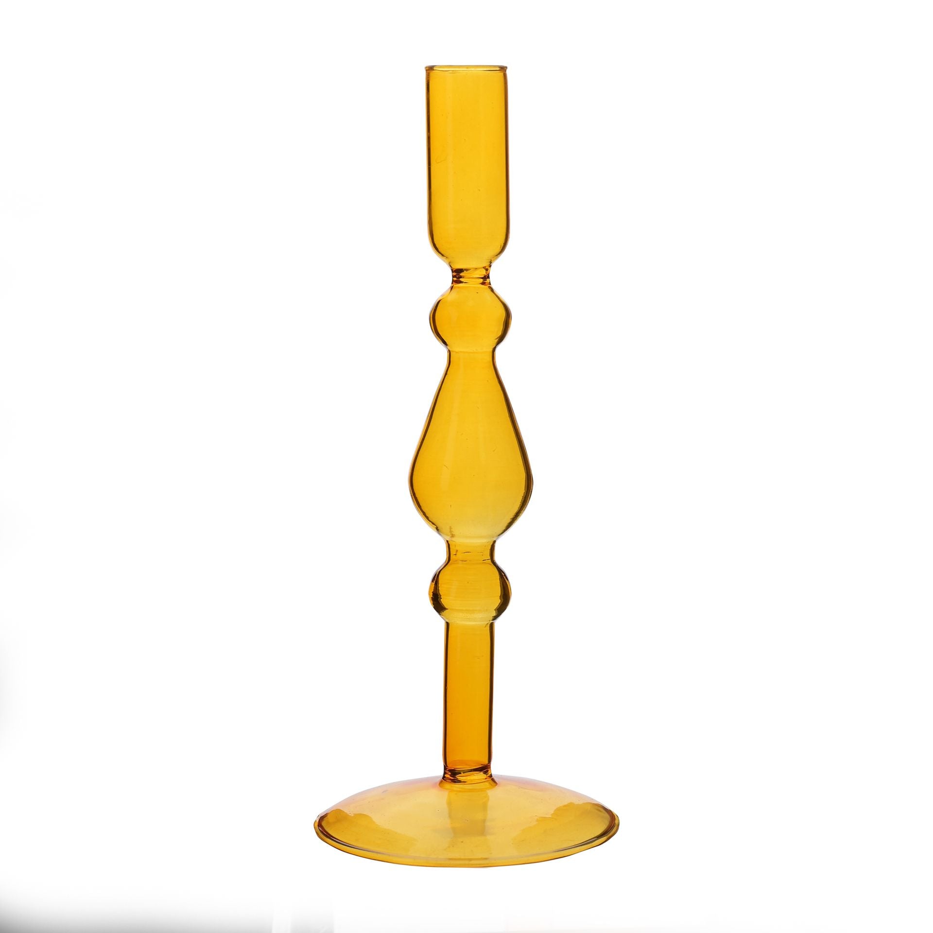 Ochre Candlestick Holder