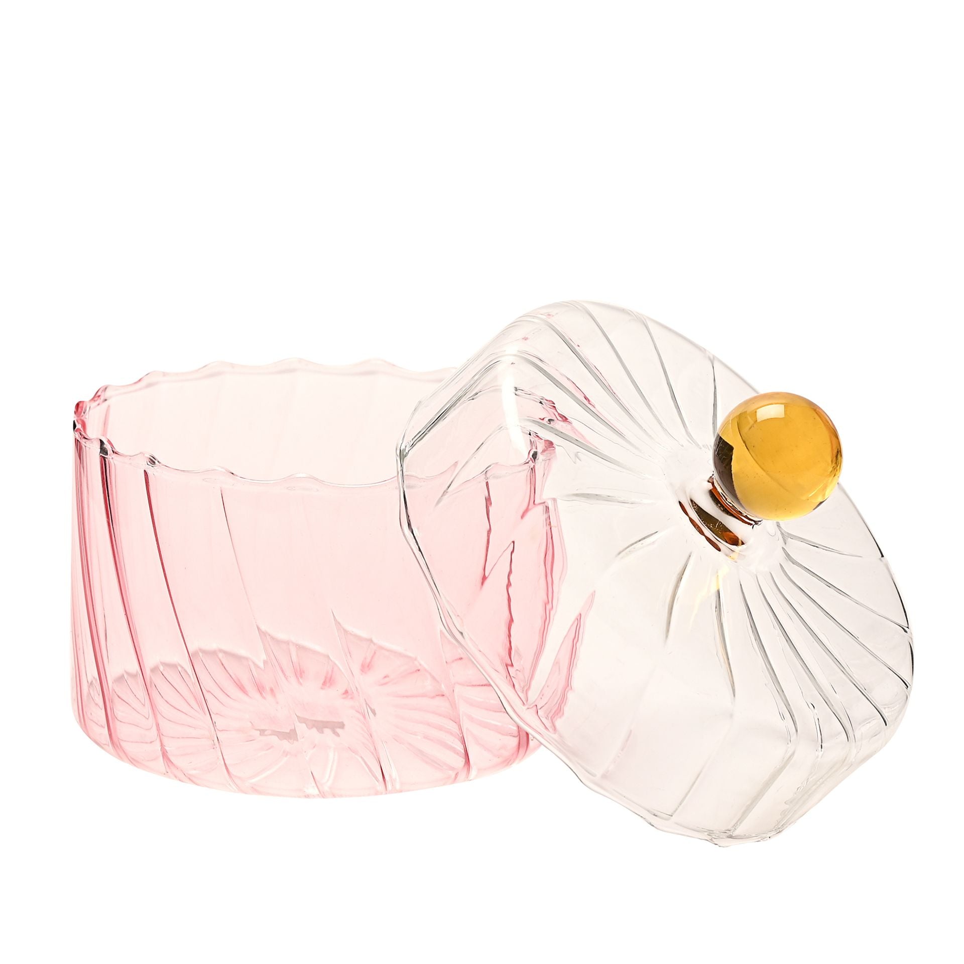 Glass Trinket Box | Pink