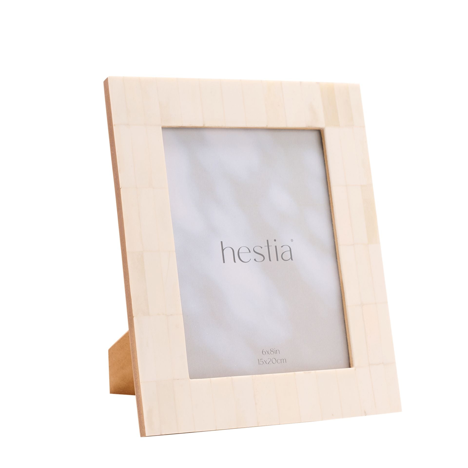 Wide Border White Bone Frames