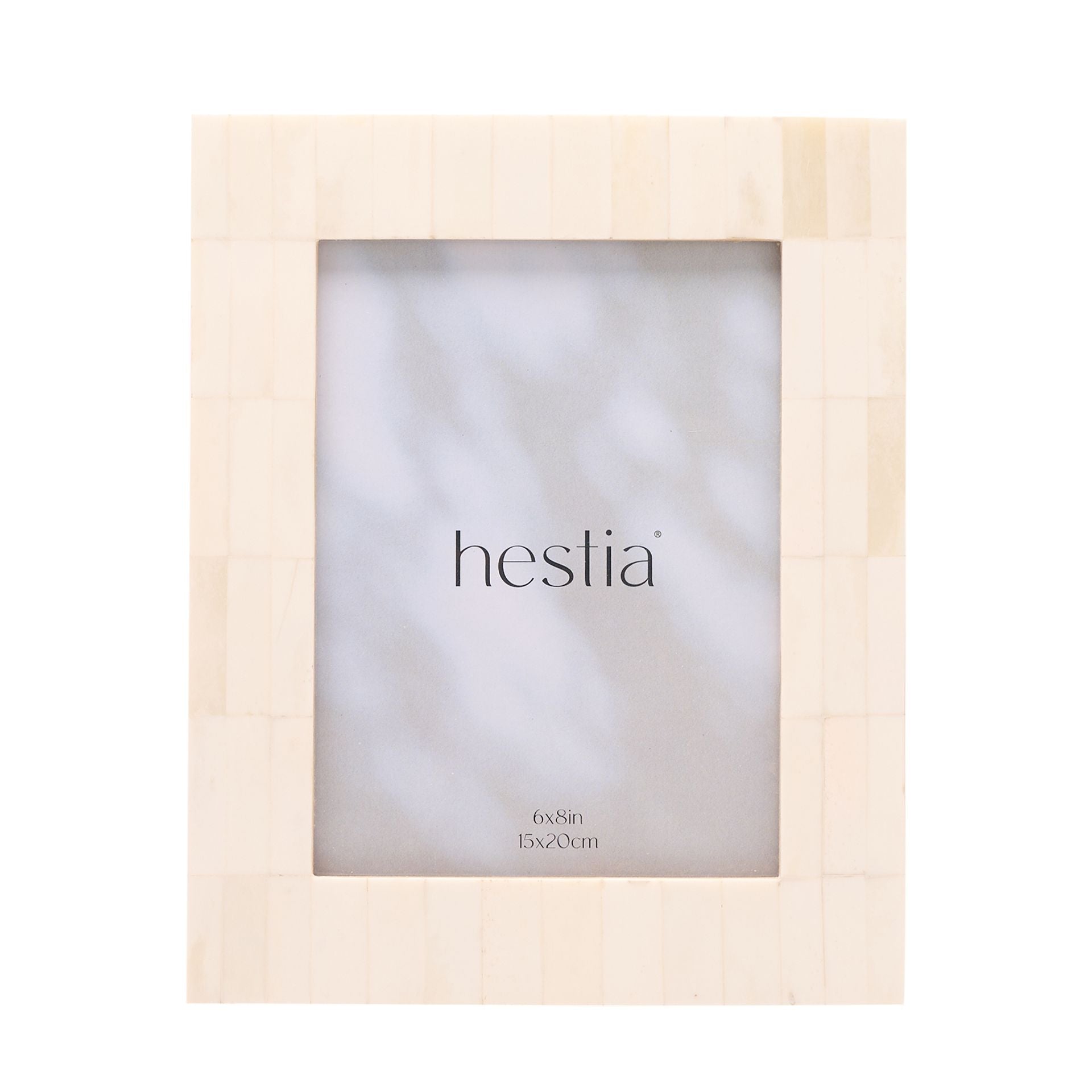 Wide Border White Bone Frames