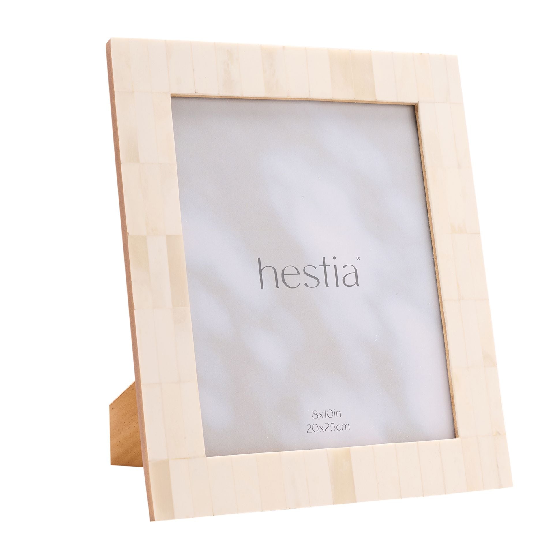 Wide Border White Bone Frames