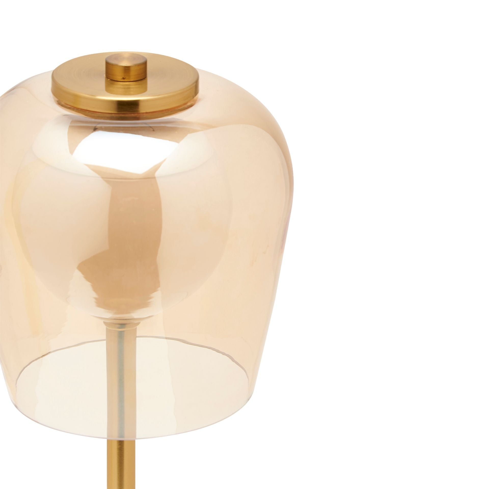 Hestia Bronze USB LED Touch Table Lamp
