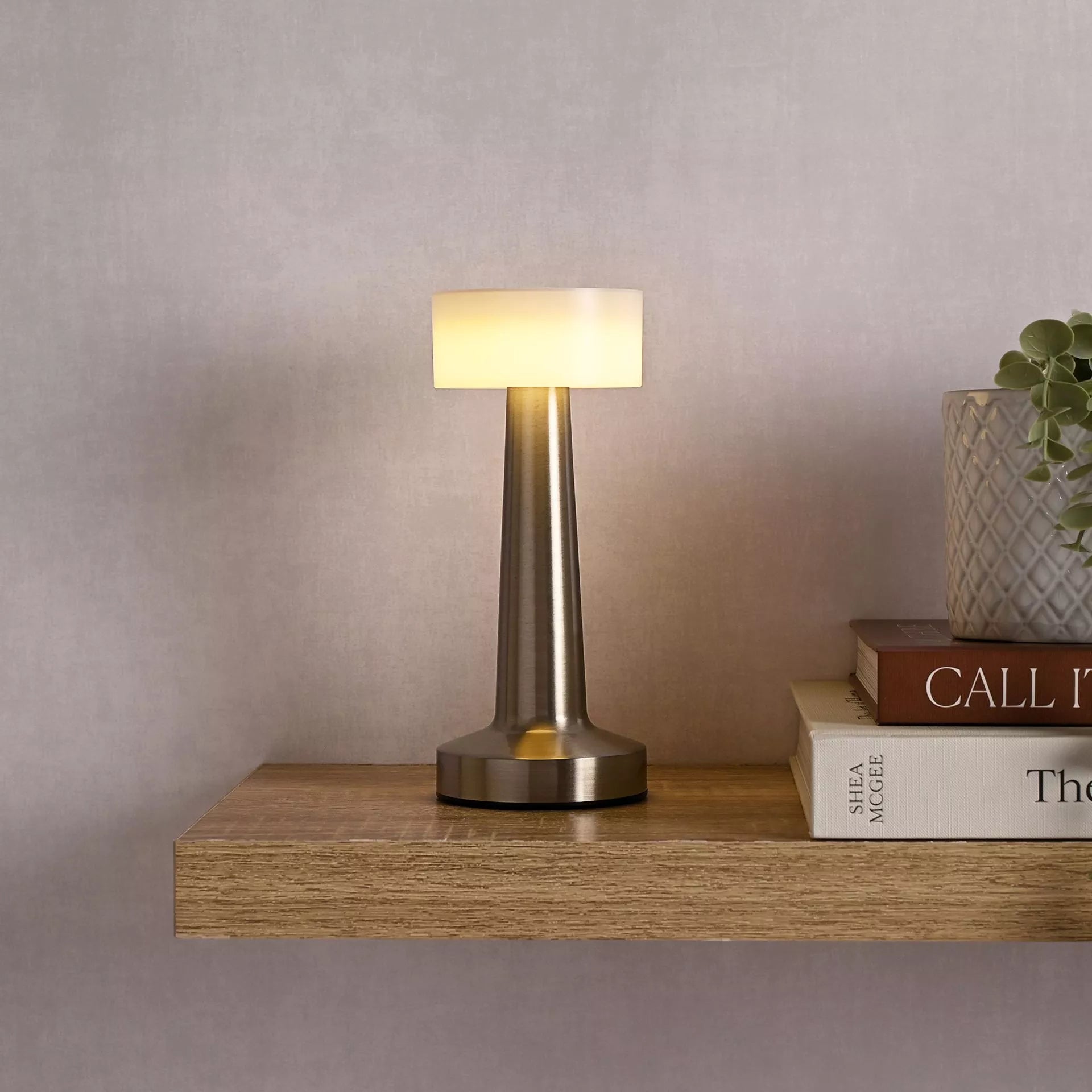 Silver Touch Table Lamp