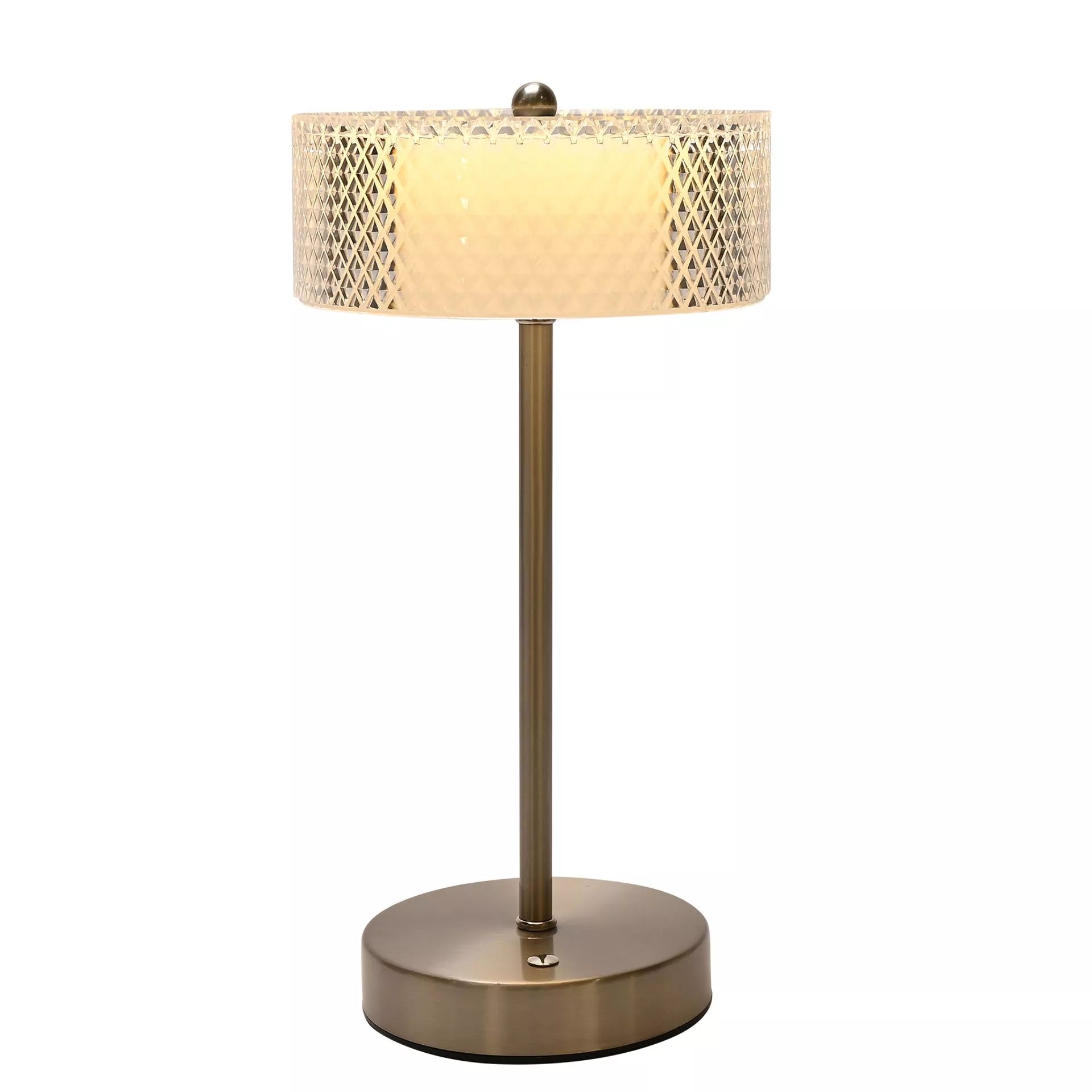 Touch Lamp with Crystal Effect Shade