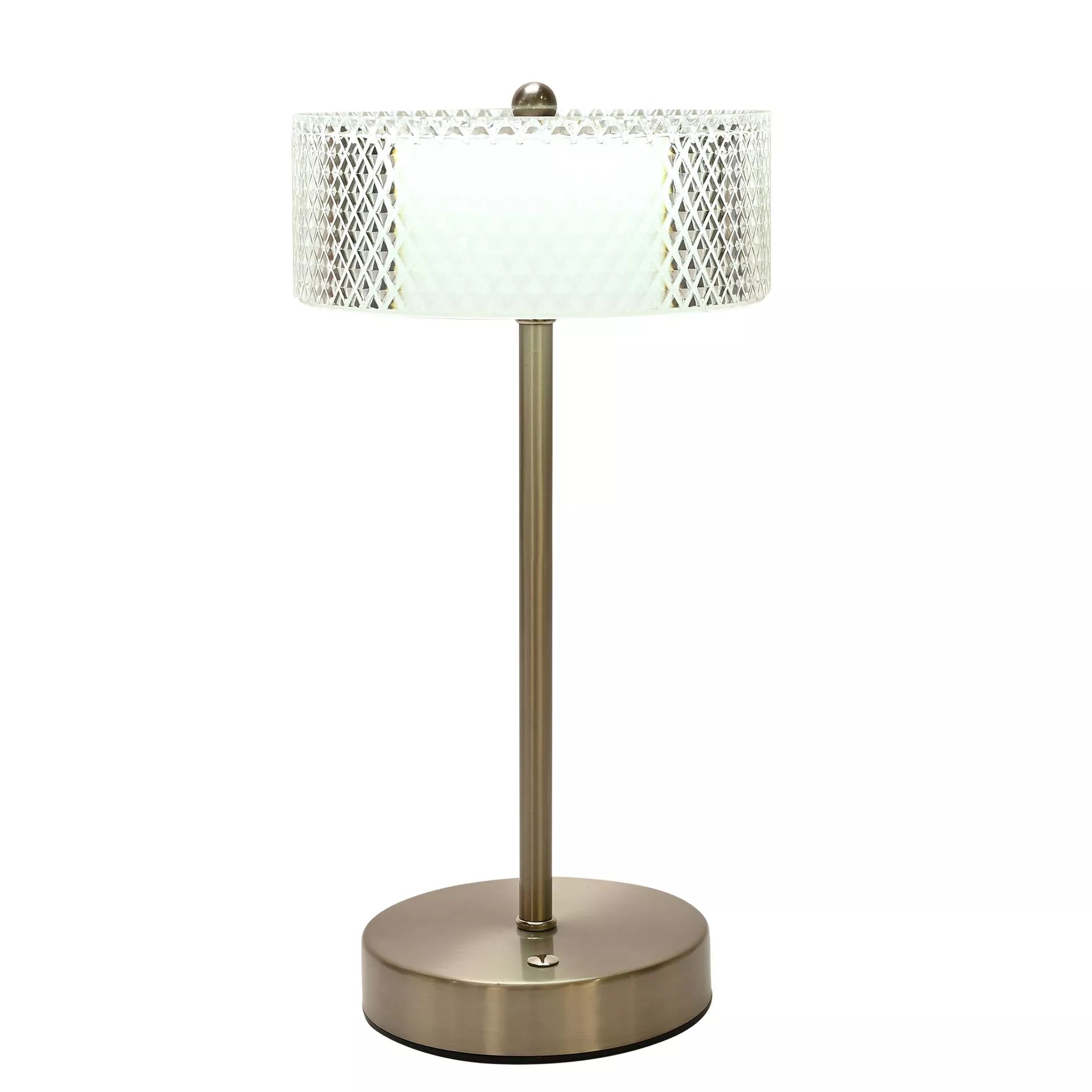 Touch Lamp with Crystal Effect Shade